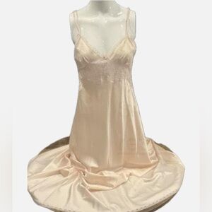 Christian Dior Gown – Blush Pink Nylon & Chantilly Lace